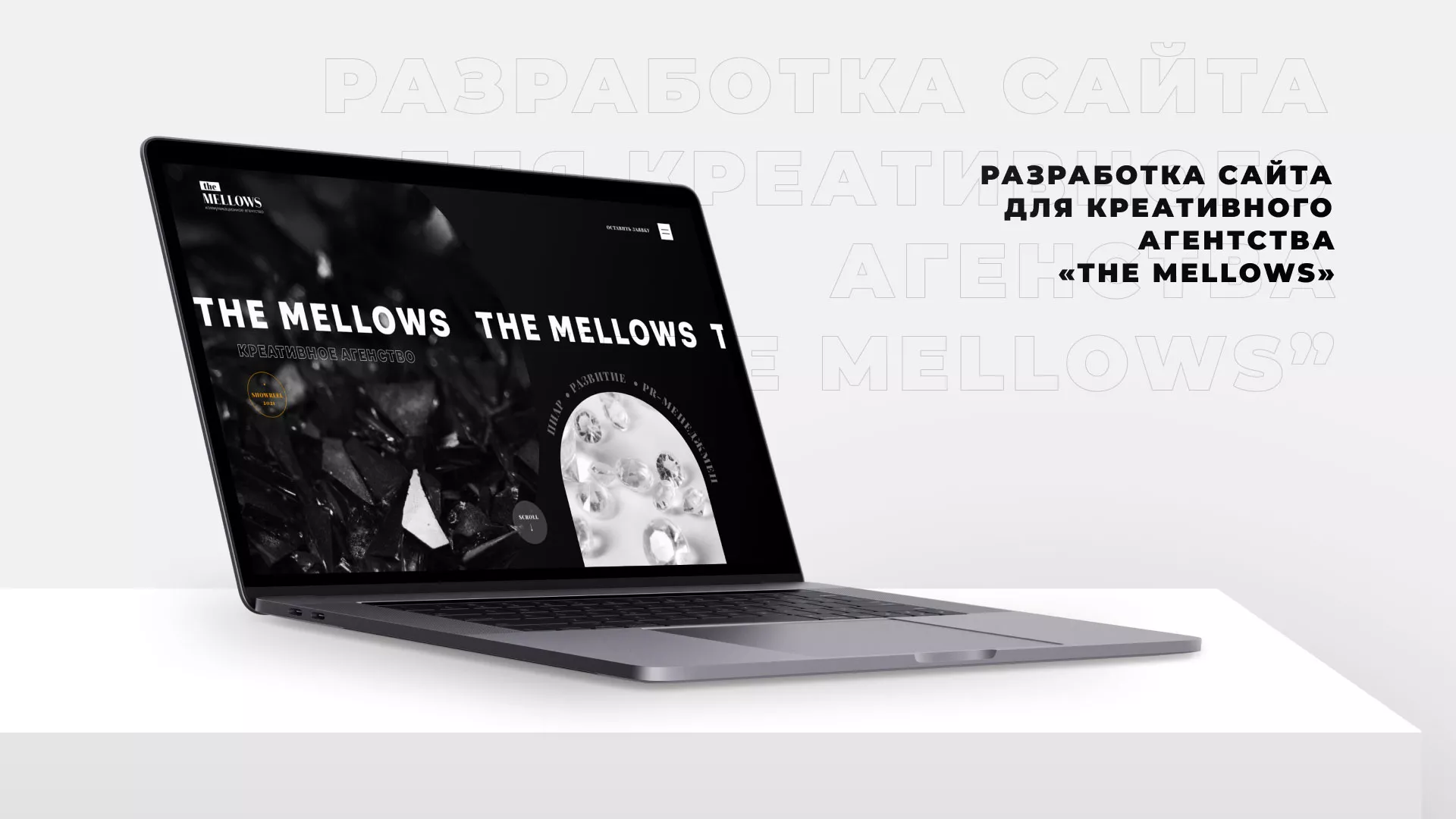 Разработка сайта креативного агентства «The Mellows» в Анапе