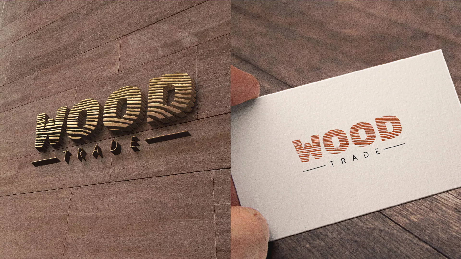 Разработка логотипа для компании «Wood Trade» в Анапе