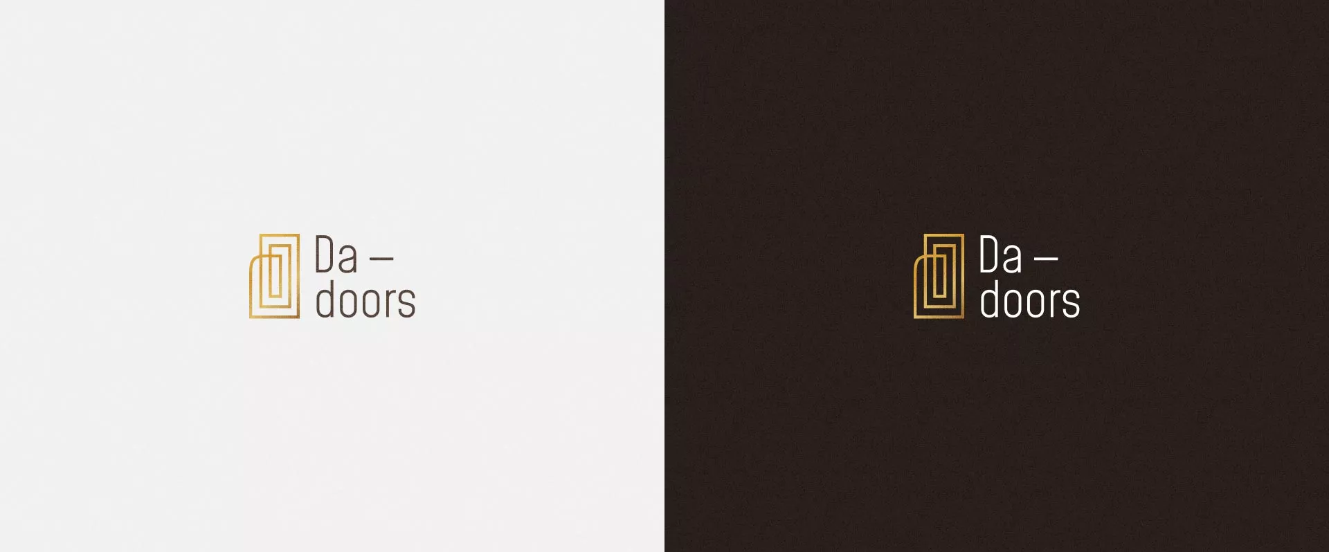 Разработка логотипа для компании «DA-DOORS» в Анапе