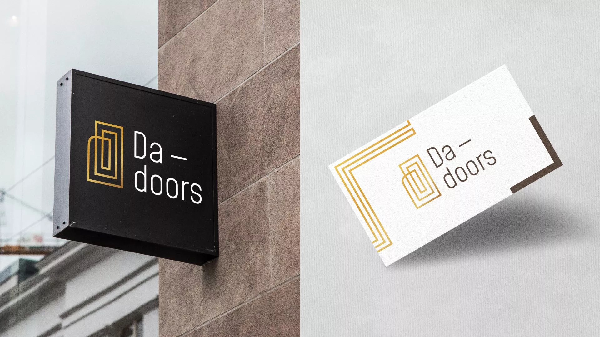 Разработка логотипа для компании «DA-DOORS» в Анапе